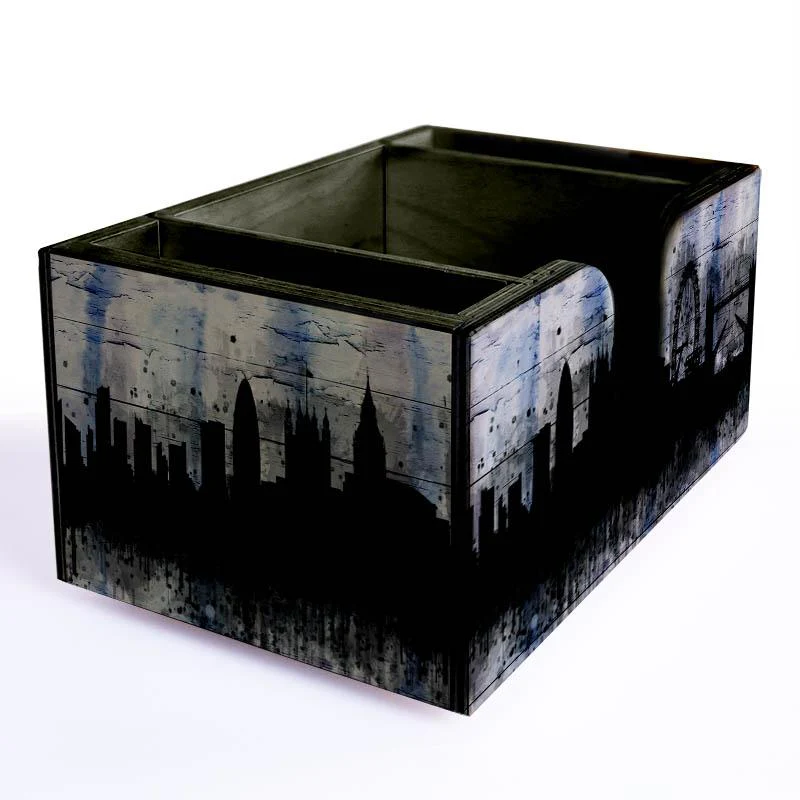 City Scene Wooden Bar Caddy - Image 3
