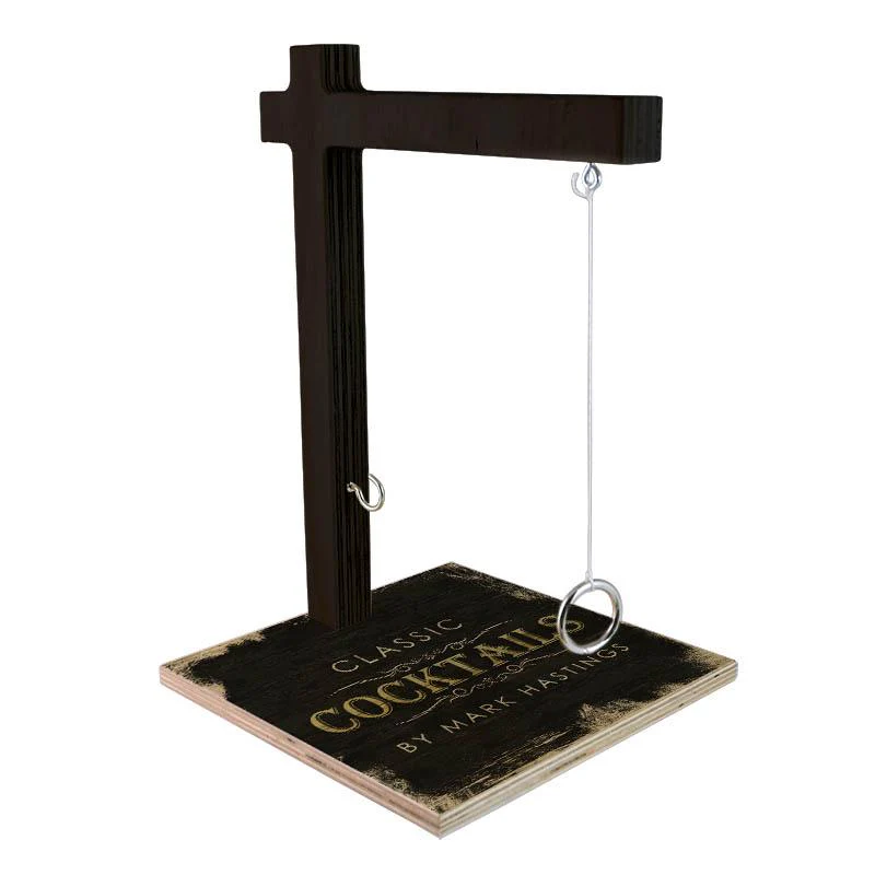 CUSTOMIZABLE Large Tabletop Ring Toss Game - Classic Cocktails - Image 3