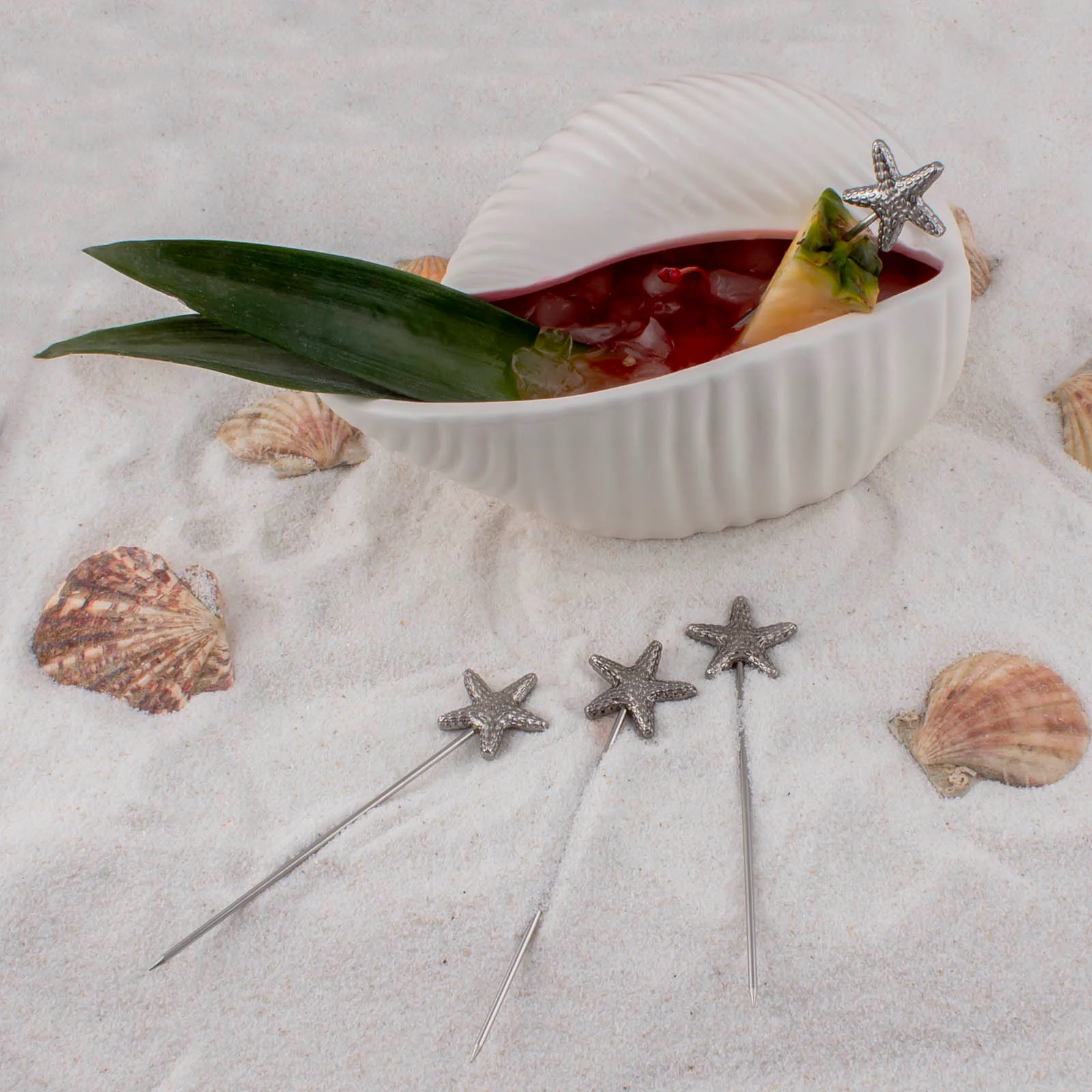 Cocktail Picks - Sea Star - Set of 4 - Image 2