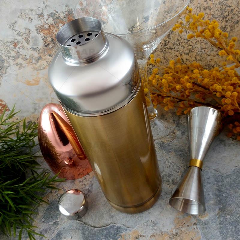 Cocktail Shaker - 4 piece Bullet Style - 25oz - Image 2