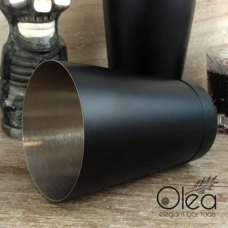 Olea™ Cocktail Shaker - 16oz Weighted - Matte Black - Image 2