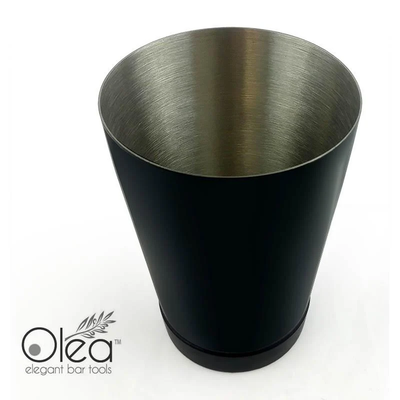 Olea™ Cocktail Shaker - 16oz Weighted - Matte Black - Image 5