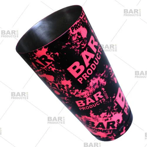 Printed Cocktail Shaker Tin - NEON BPC - 28 ounce Weighted - Image 4