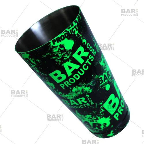 Printed Cocktail Shaker Tin - NEON BPC - 28 ounce Weighted - Image 5