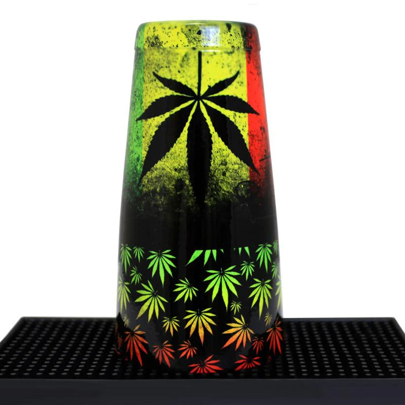 Printed Cocktail Shaker Tin - Rasta - 28 ounce Weighted - Image 3