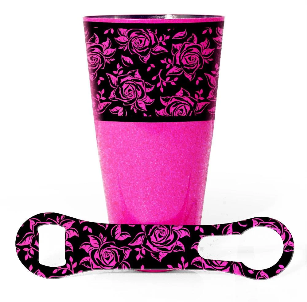 Cocktail Shaker / V-Rod® Bartending Set - Roses - Several Colors - Image 3