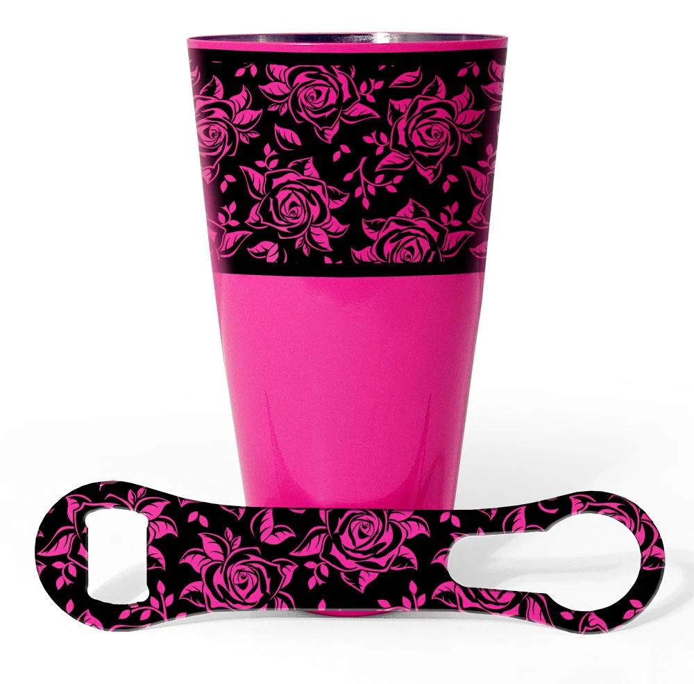 Cocktail Shaker / V-Rod® Bartending Set - Roses - Several Colors - Image 4
