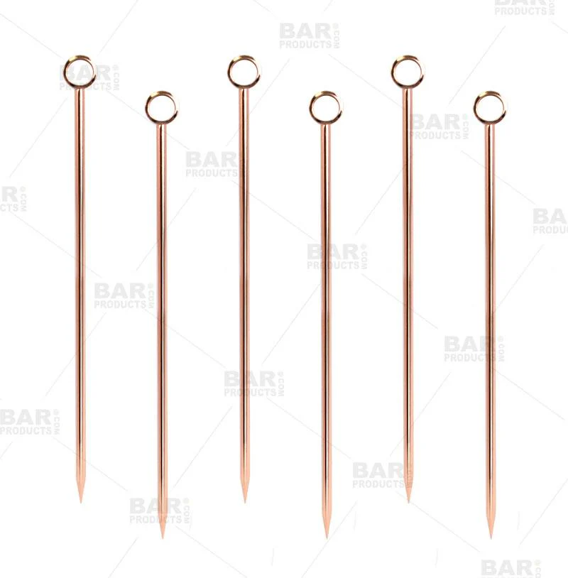 Copper Plated - Cocktail Picks (6)