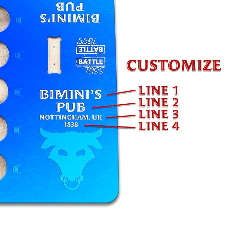 CUSTOMIZABLE Battle Toss - 2 Player Ring Toss Game - Bull - Multiple Colors Available! - Image 4