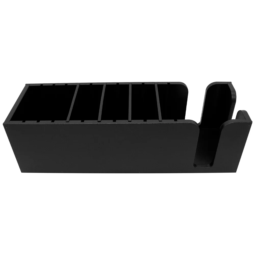 Wood Napkin Holder Caddy - Black - Image 4