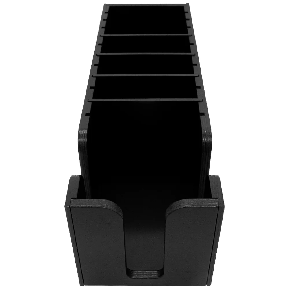 Wood Napkin Holder Caddy - Black - Image 6