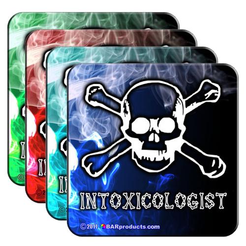 Cork Bottom Coaster - Intoxicologist Series