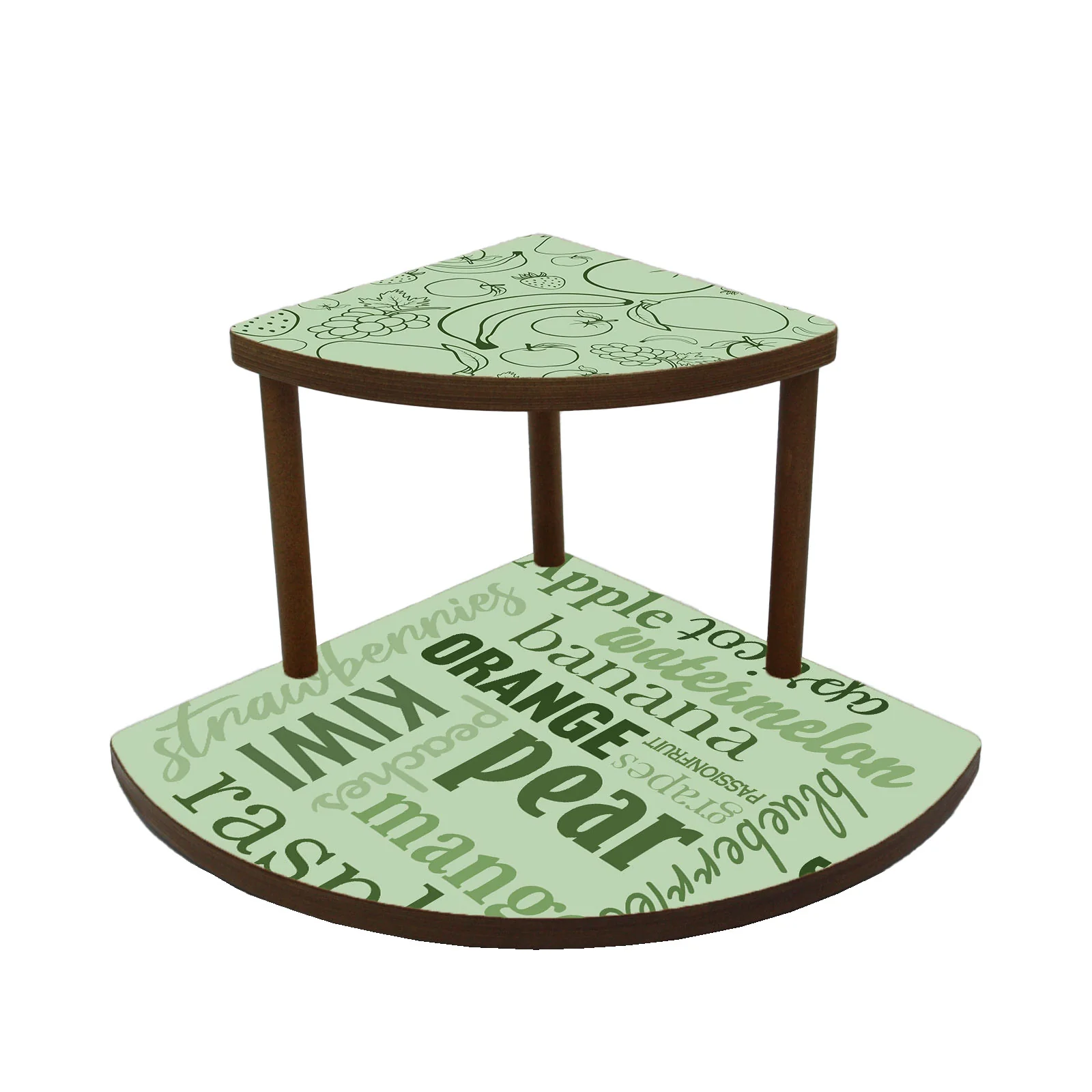 Counter Caddies™ - 9" Tall "FRUIT" Themed - Available in Black and Stain - Image 4
