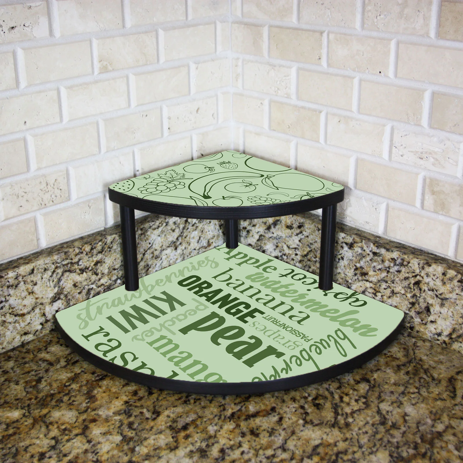Counter Caddies™ - "FRUIT" Themed - Available in Black and Stained - 7" Height - Image 3