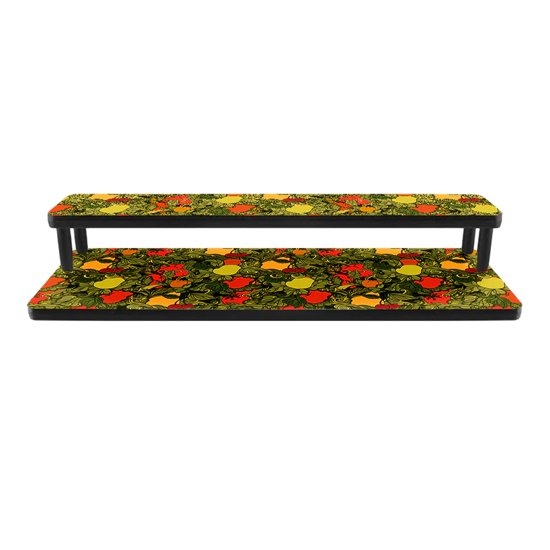 Counter Caddies™ - "Fruits and Vegetables" Themed Artwork - Straight Shelf - 24" Length - Image 3