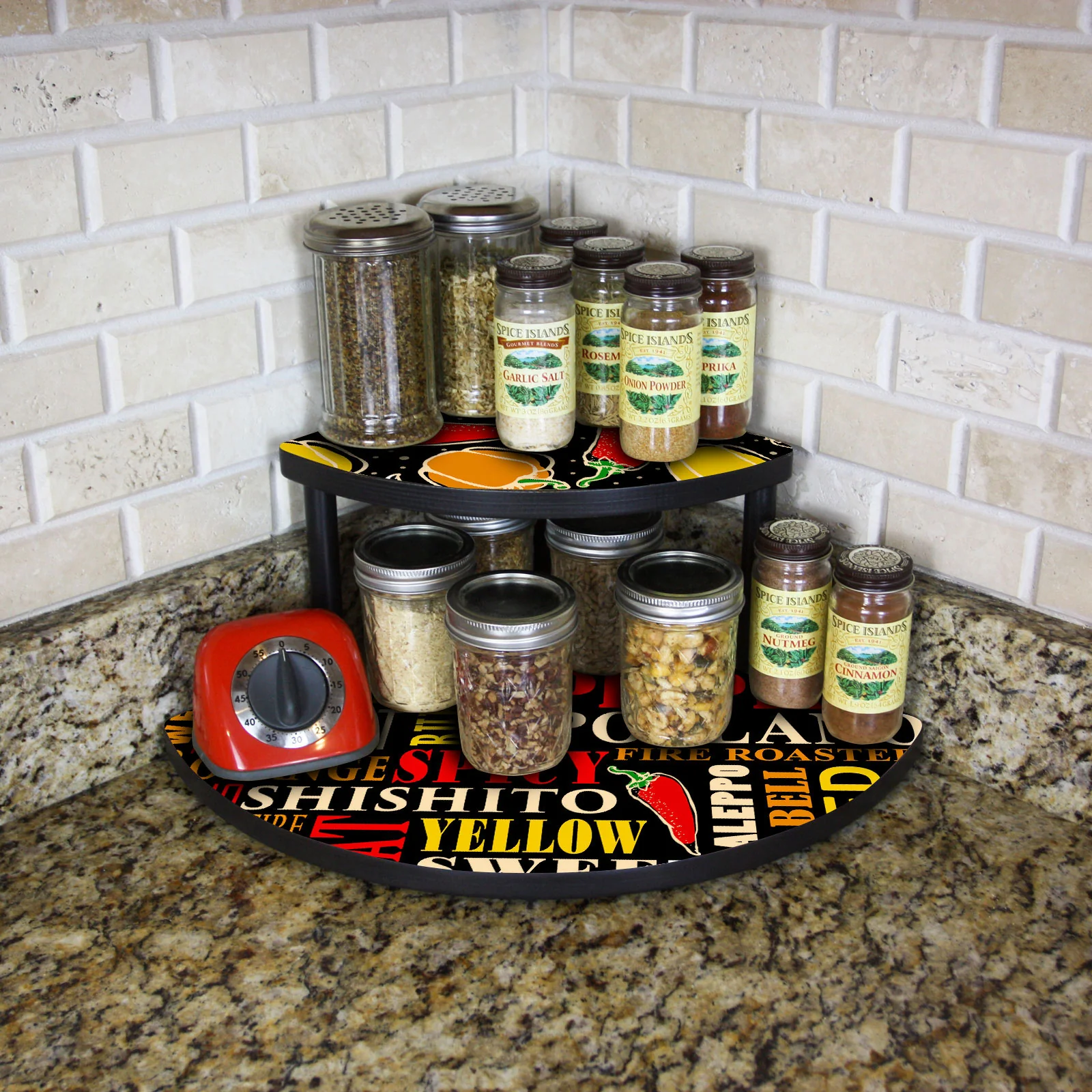 Counter Caddies™ - "PEPPER" Themed - 7" Height - Image 2