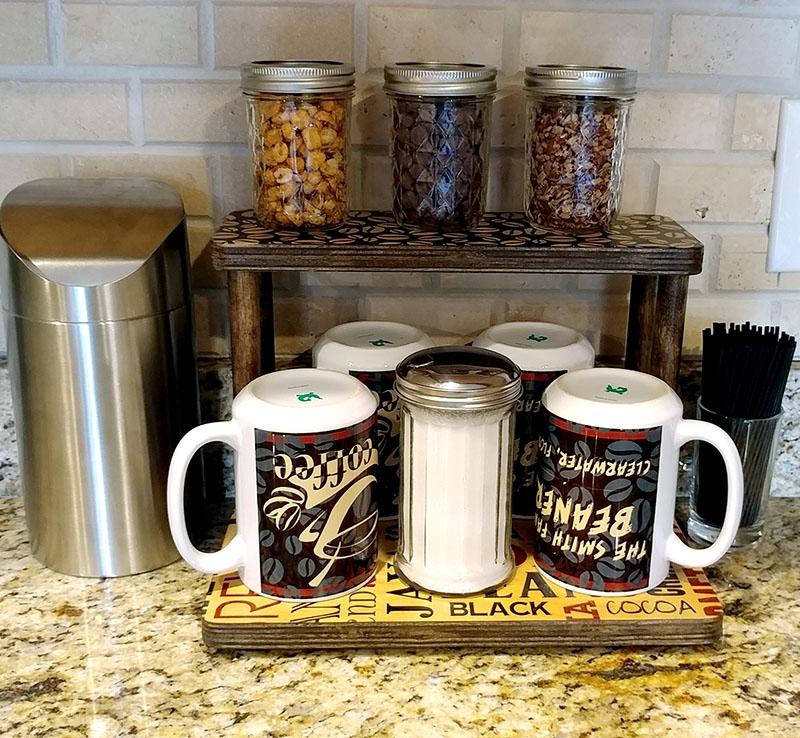 Counter Caddies™ - BARISTA Theme - 12" STRAIGHT Shelf - Image 4