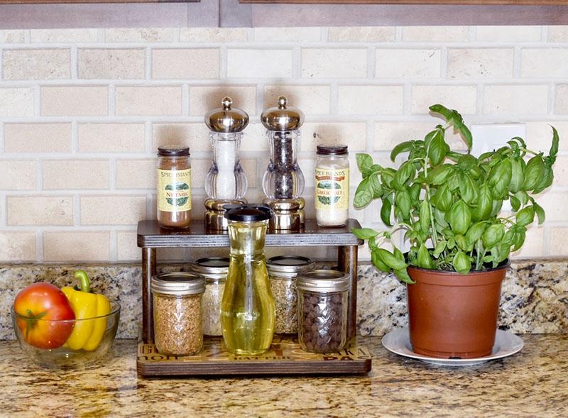 Counter Caddies™ - CULINARY Theme - 12" STRAIGHT Shelf - Image 2