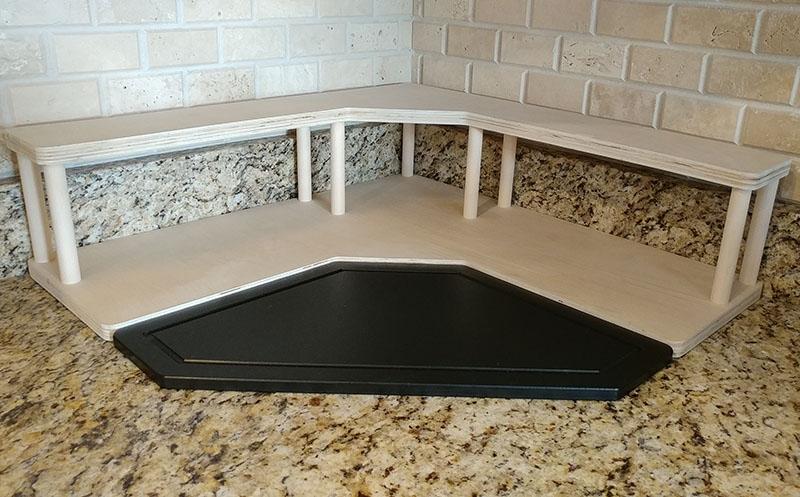 Counter Caddies™ - NATURAL - CORNER Shelf - Culinary - Image 4