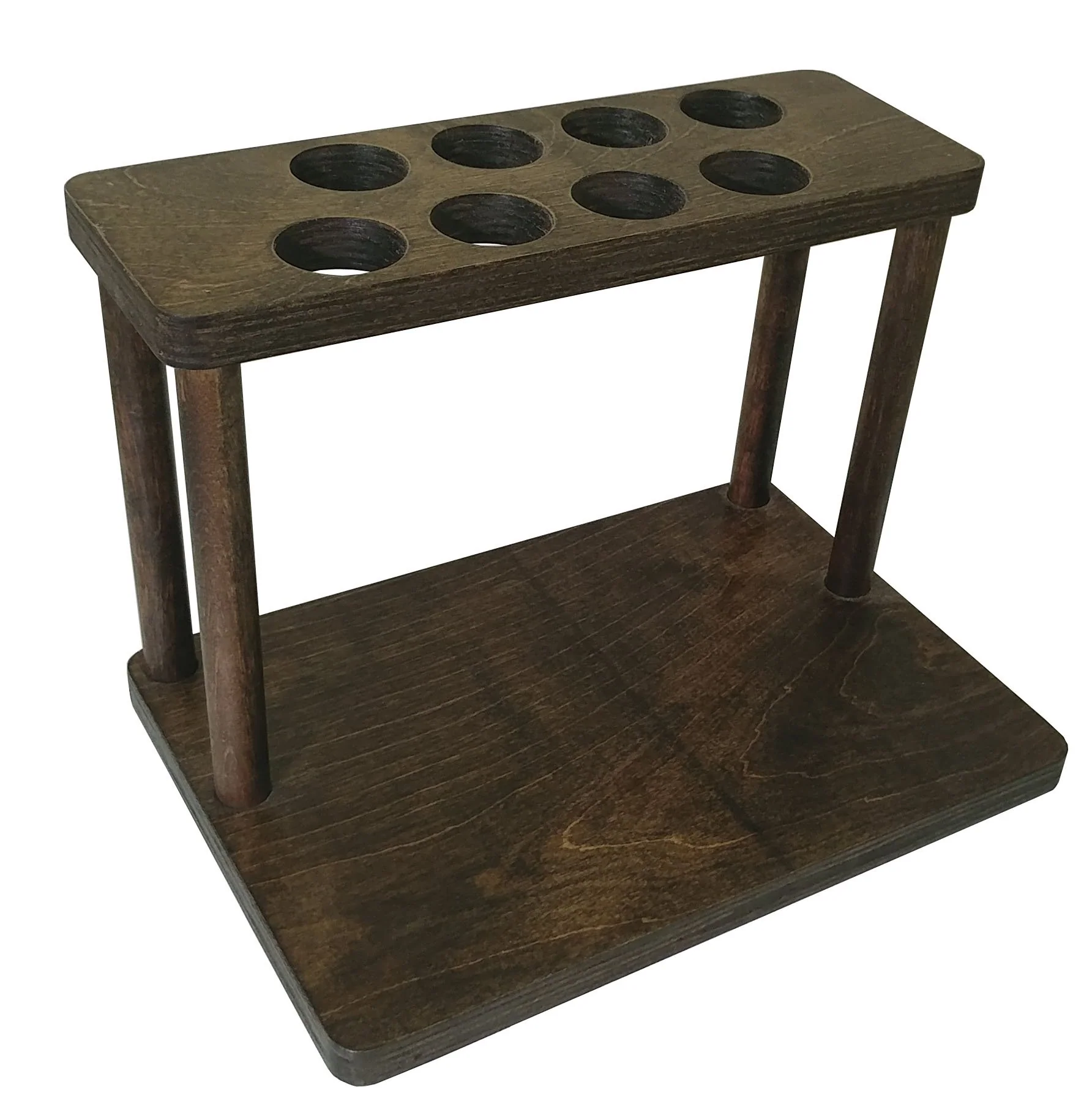 Counter Caddies™ - STAINED Finish - 12" STRAIGHT Shelf w/ K-Cup Holes - Image 5
