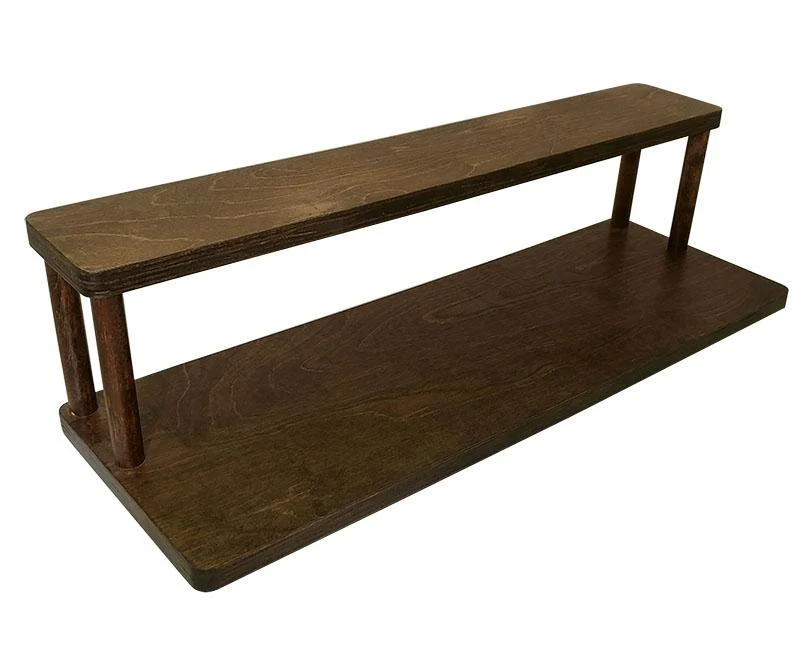 Counter Caddies™ - Stained Finish - 24" STRAIGHT Shelf - Culinary / Spice Rack - Image 5