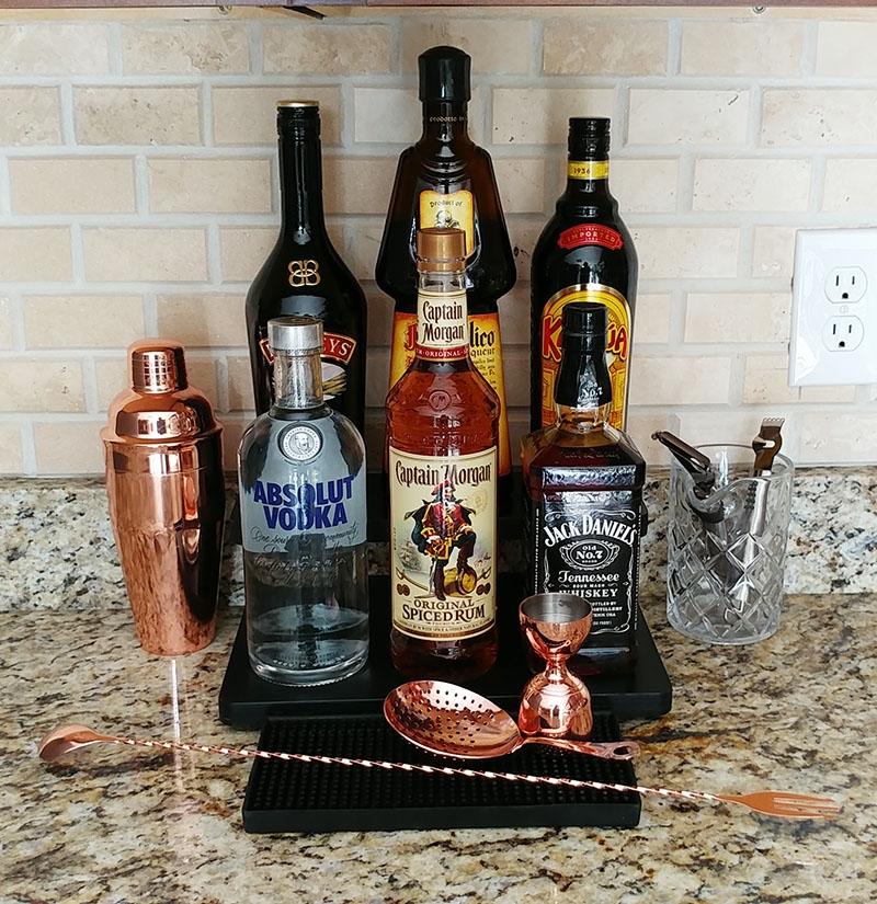 Counter Caddies™ with BLACK finish - 3.5" H Dowel Rods - 12" STRAIGHT Shelf - Image 2