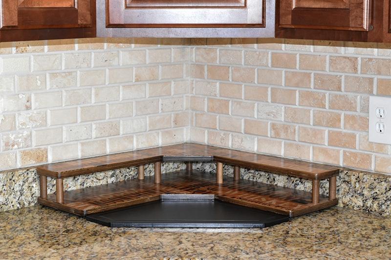 Counter Caddies™ - LIQUOR Theme - CORNER Shelf - Image 4