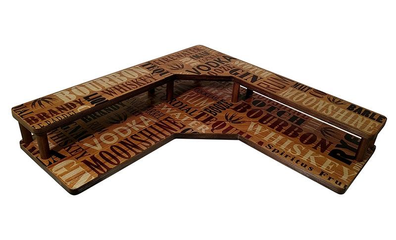 Counter Caddies™ - LIQUOR Theme - CORNER Shelf - Image 6
