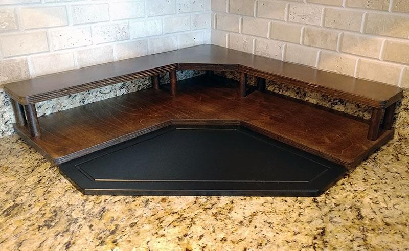 Counter Caddies™ - Stained Finish - Liquor/Wine Bottle Display - Image 4