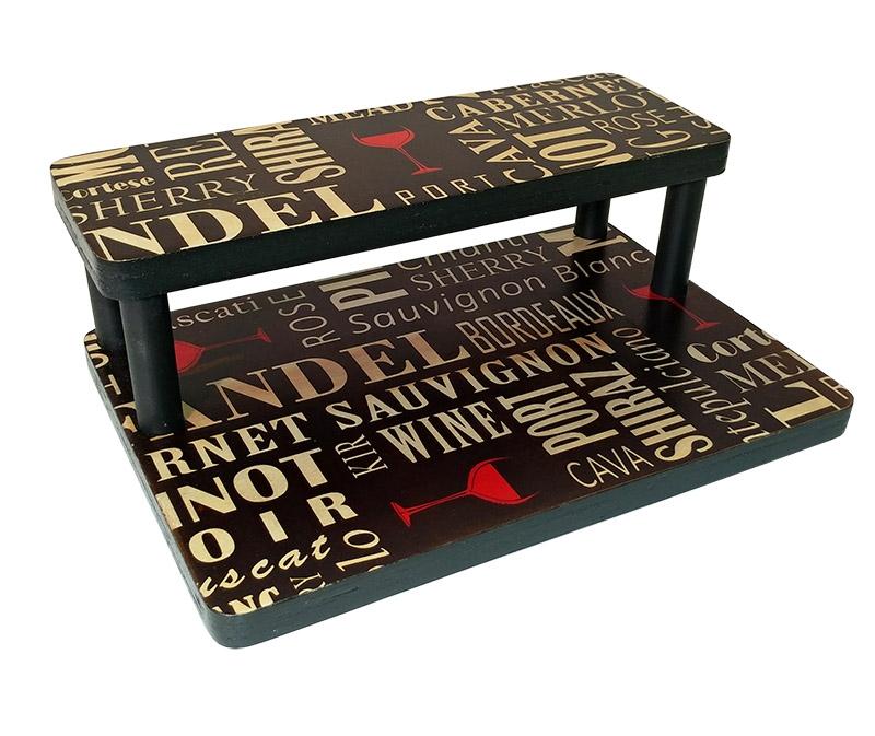 Counter Caddies™ - WINE Theme - 12" STRAIGHT Shelf - Image 4