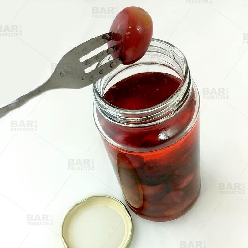 Craft Bartending Jar with Gold Lid - Tall Clear - 16 ounce - Image 6