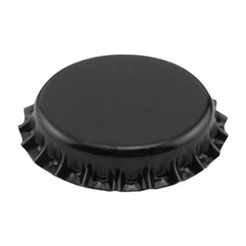 Crown Beer Bottle Caps - Black - Pack of 144