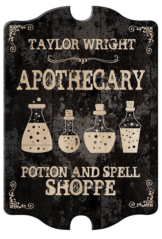 Custom Apothecary Wood Sign - Tavern Shaped - Image 5