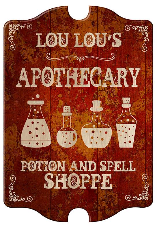 Custom Apothecary Wood Sign - Tavern Shaped - Image 7