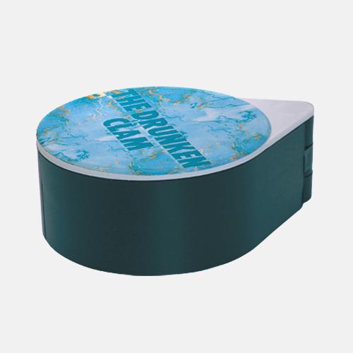 Custom Glass Rimmer Lid - Turquoise Marble - Image 3