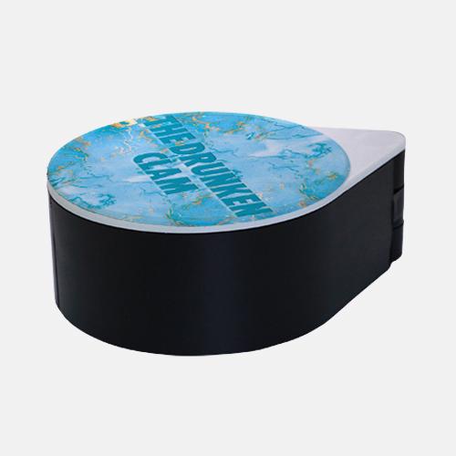 Custom Glass Rimmer Lid - Turquoise Marble - Image 5