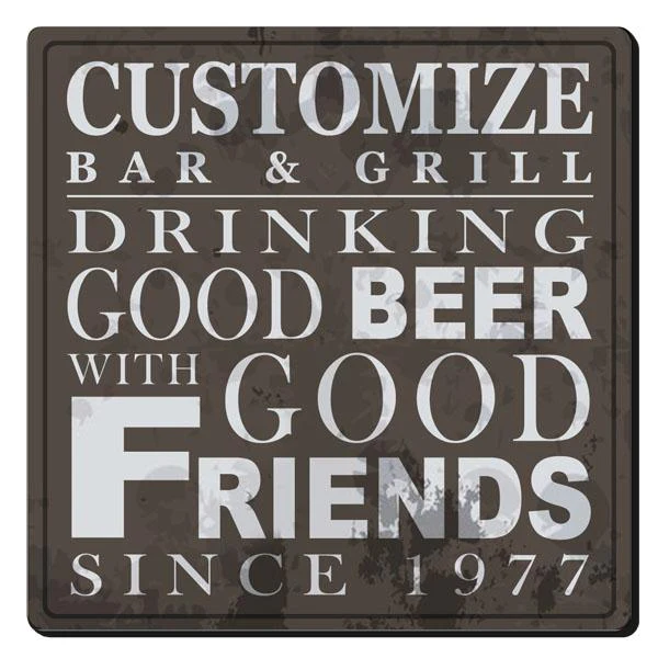CUSTOMIZABLE Coaster - 3.5in Square Foam - Friends Design - Image 6