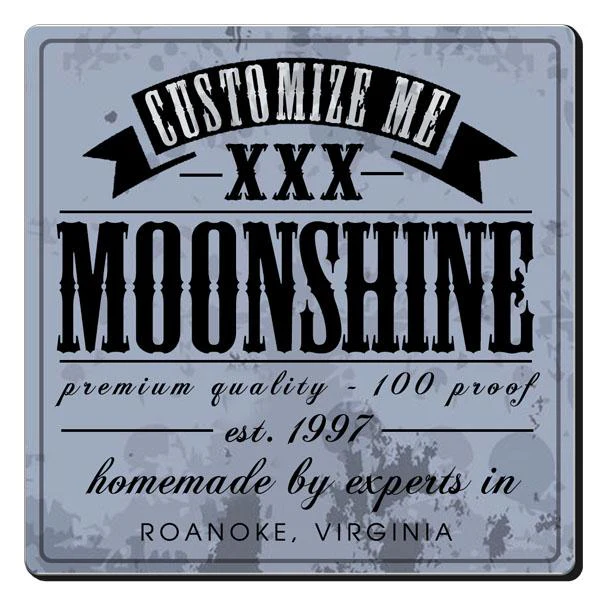 CUSTOMIZABLE Coaster - 3.5in Square Foam - Moonshine Design - Image 3
