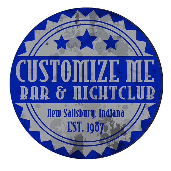 CUSTOMIZABLE Coaster - Badge Design - 4in Round Foam - Image 3