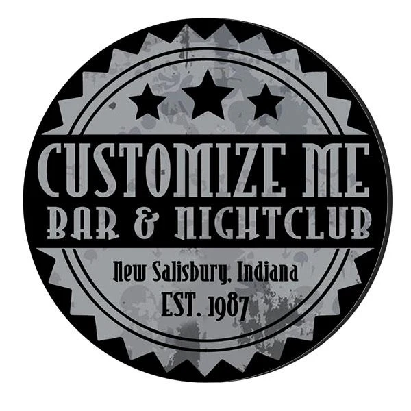 CUSTOMIZABLE Coaster - Badge Design - 4in Round Foam - Image 6