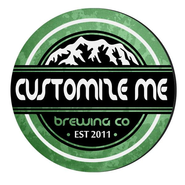 CUSTOMIZABLE Coaster - Brewing Company Design - 4in Round Foam - Image 4