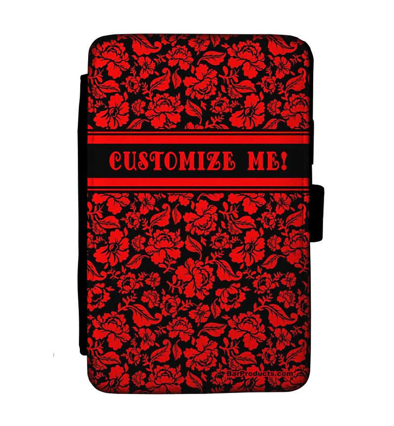 CUSTOMIZABLE Guest Check Pad Holder - Roses - Image 2
