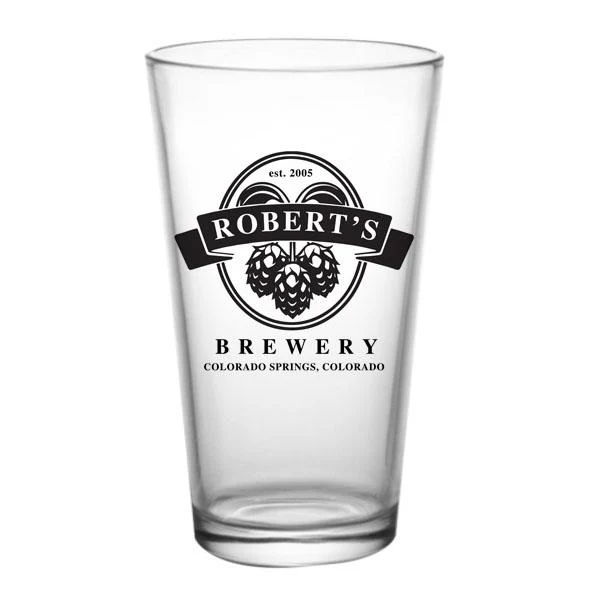 CUSTOMIZABLE Pint / Mixing Glass - Hops - 16oz