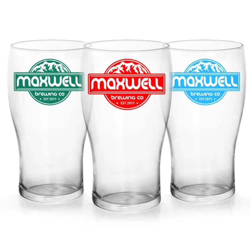 CUSTOMIZABLE Imperial Pub Glass - Mountains - 20oz - Image 3
