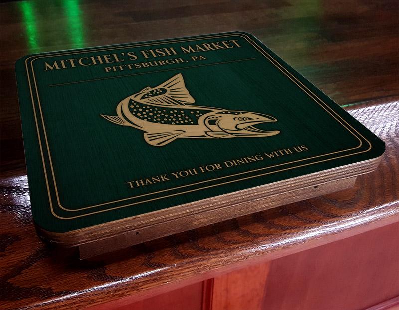 Drunk Bunk™ -CUSTOMIZABLE Seafood Design Bar Top Dining Platform