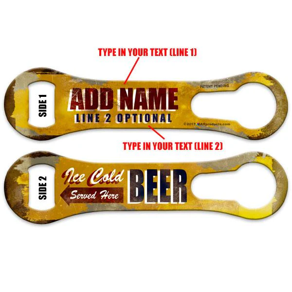 CUSTOMIZABLE V-Rod Bottle Opener - Vintage Ice Cold Beer - Image 2