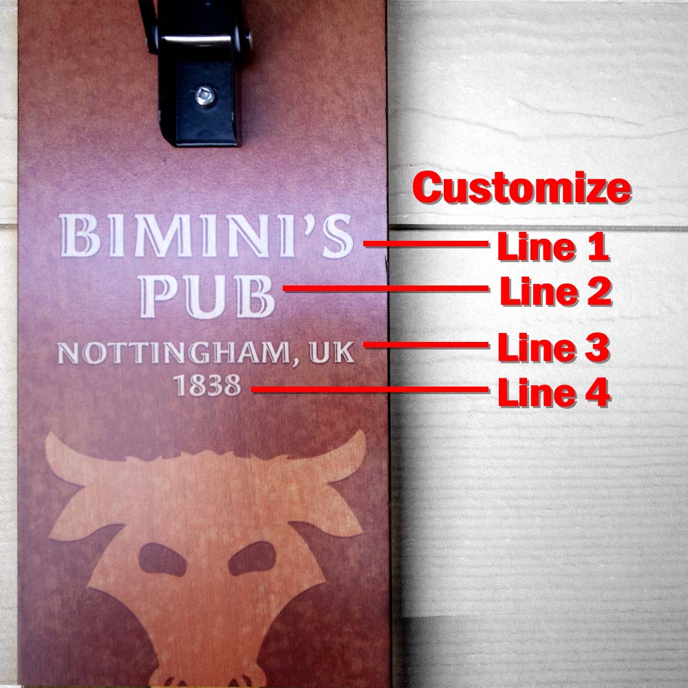 CUSTOMIZABLE Wall Mounted Folding Ring Toss - Bull - Multiple Colors Available! - Image 8