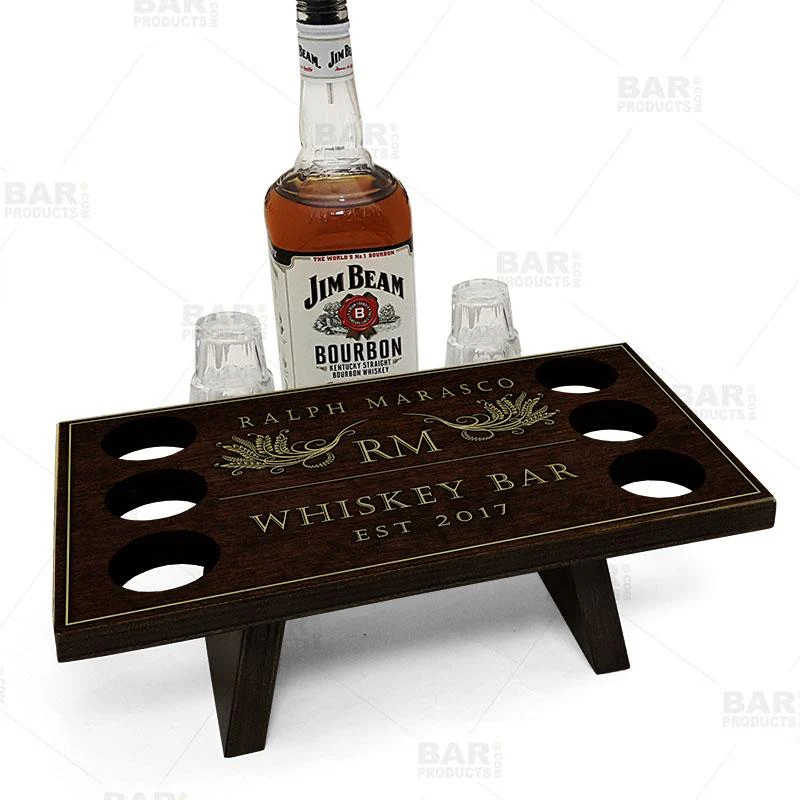CUSTOMIZABLE Whiskey Caddy - Home Bar Theme