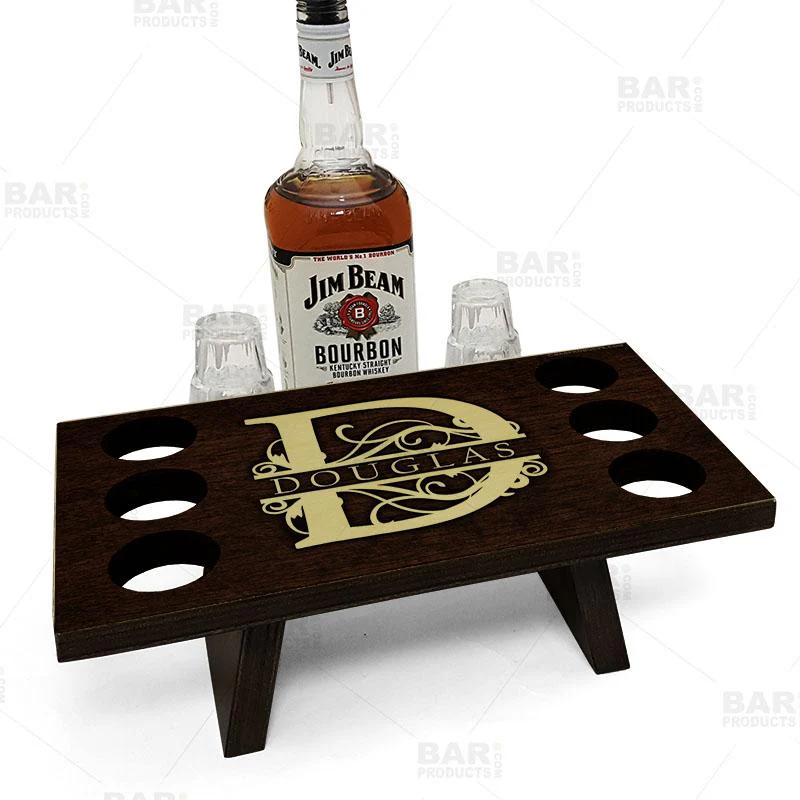 CUSTOMIZABLE Whiskey Caddy - Monogram