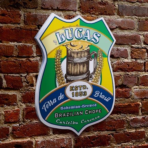 CUSTOMIZABLE Wood Shield Plaque - Heritage Beer Tavern Sign - Many Options Available - Two Sizes - Image 5